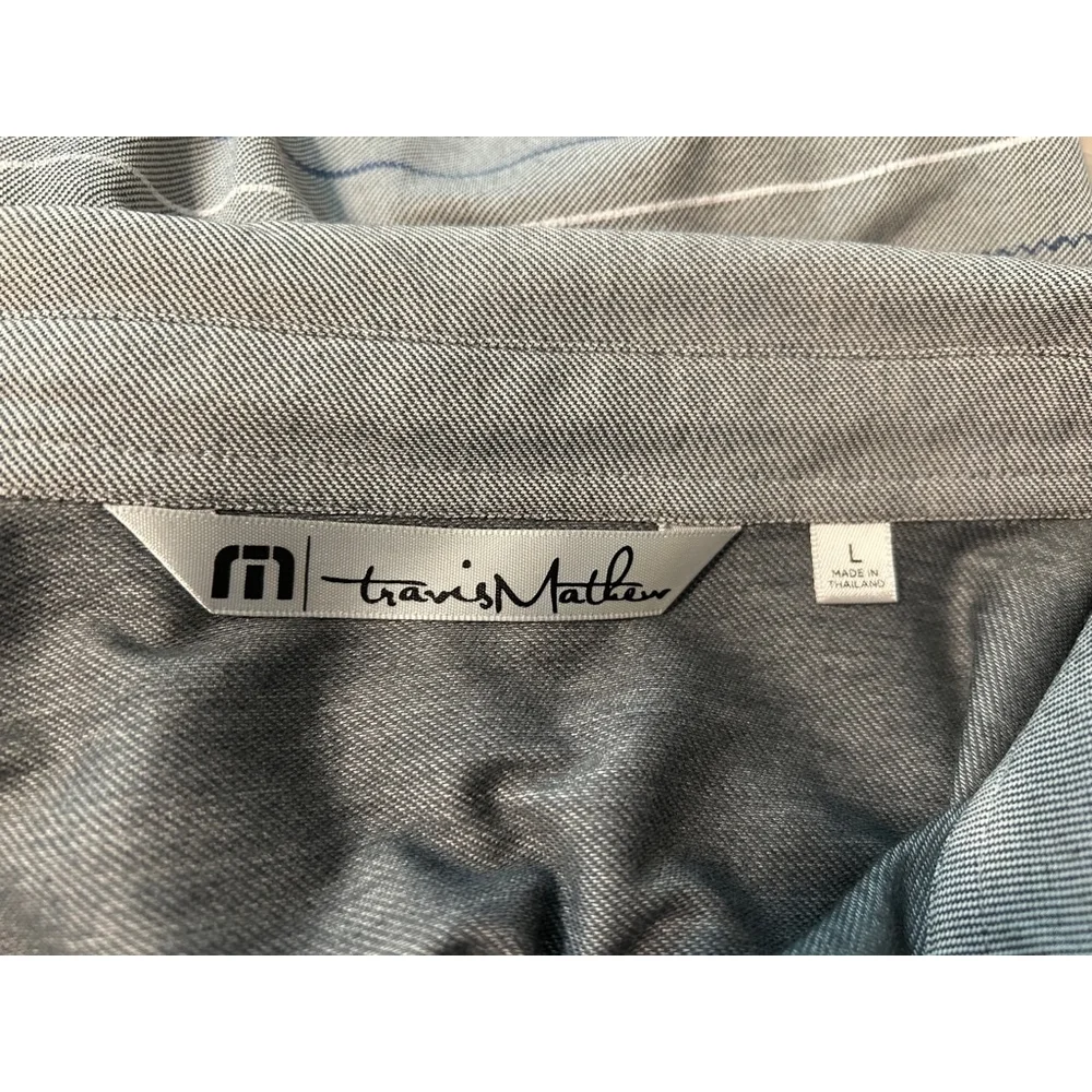 Travis Mathew Men's Golf Polo Short Sleeve Shirt Size L